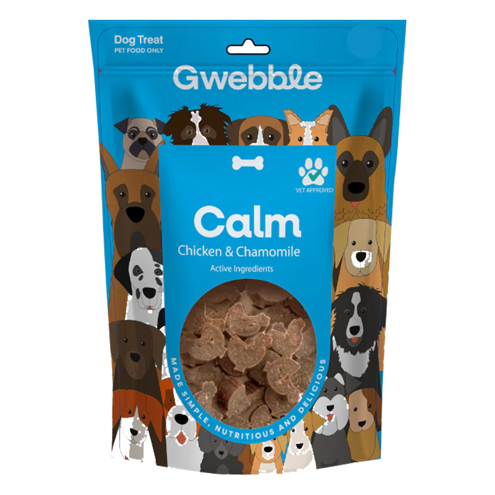 Gwebble Calm Chicken & Chamomile Dog Treats for Dogs